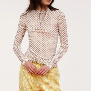 Source Unknown Checkered Top